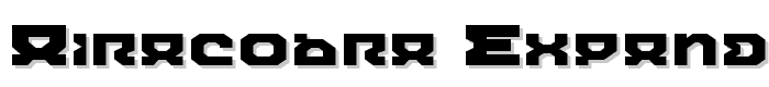 Airacobra Expanded font